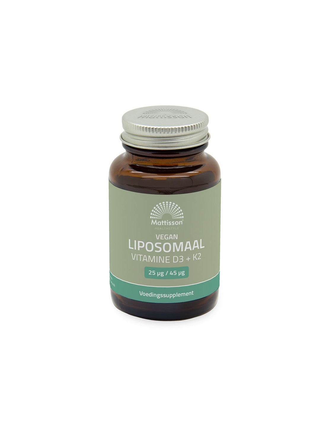 Bones and circulatory system - Liposomal vegan Vitamin D3 1000 IU + K2 45 µg, 60 capsules Mattisson Healthstyle - Nutra Best Europe