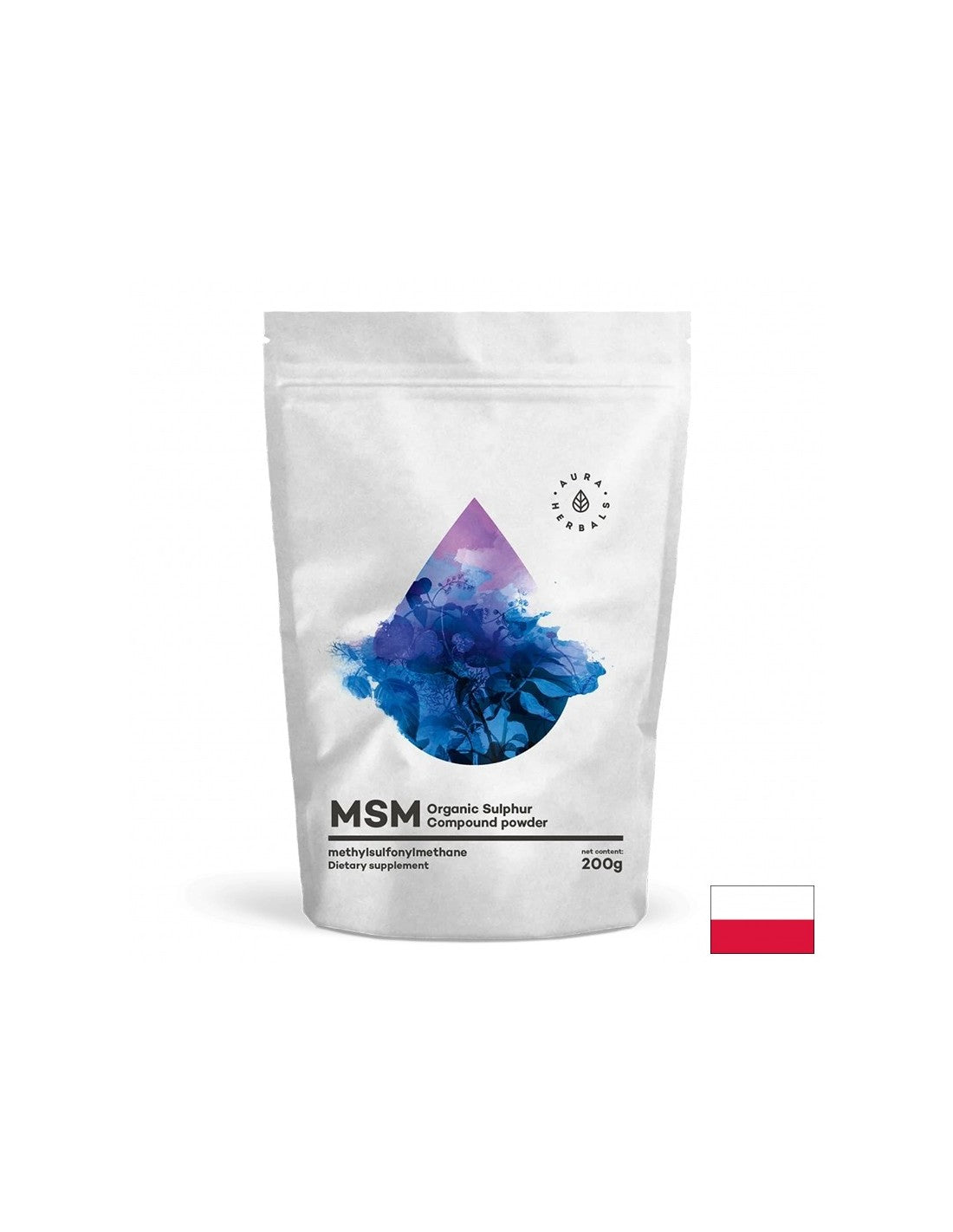 Bones and joints - MSM (methyl sulfonyl methane), 200 g powder - Nutra Best Europe