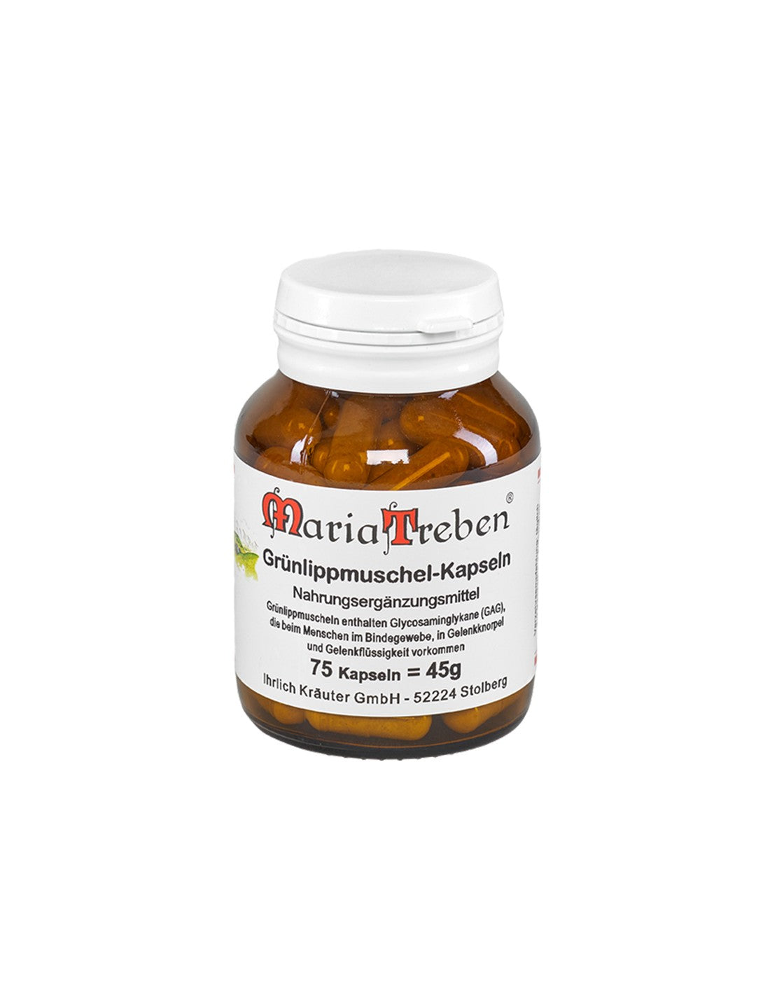 Bones and joints - Green-lipped clam, 500 mg x 75 capsules - Nutra Best Europe