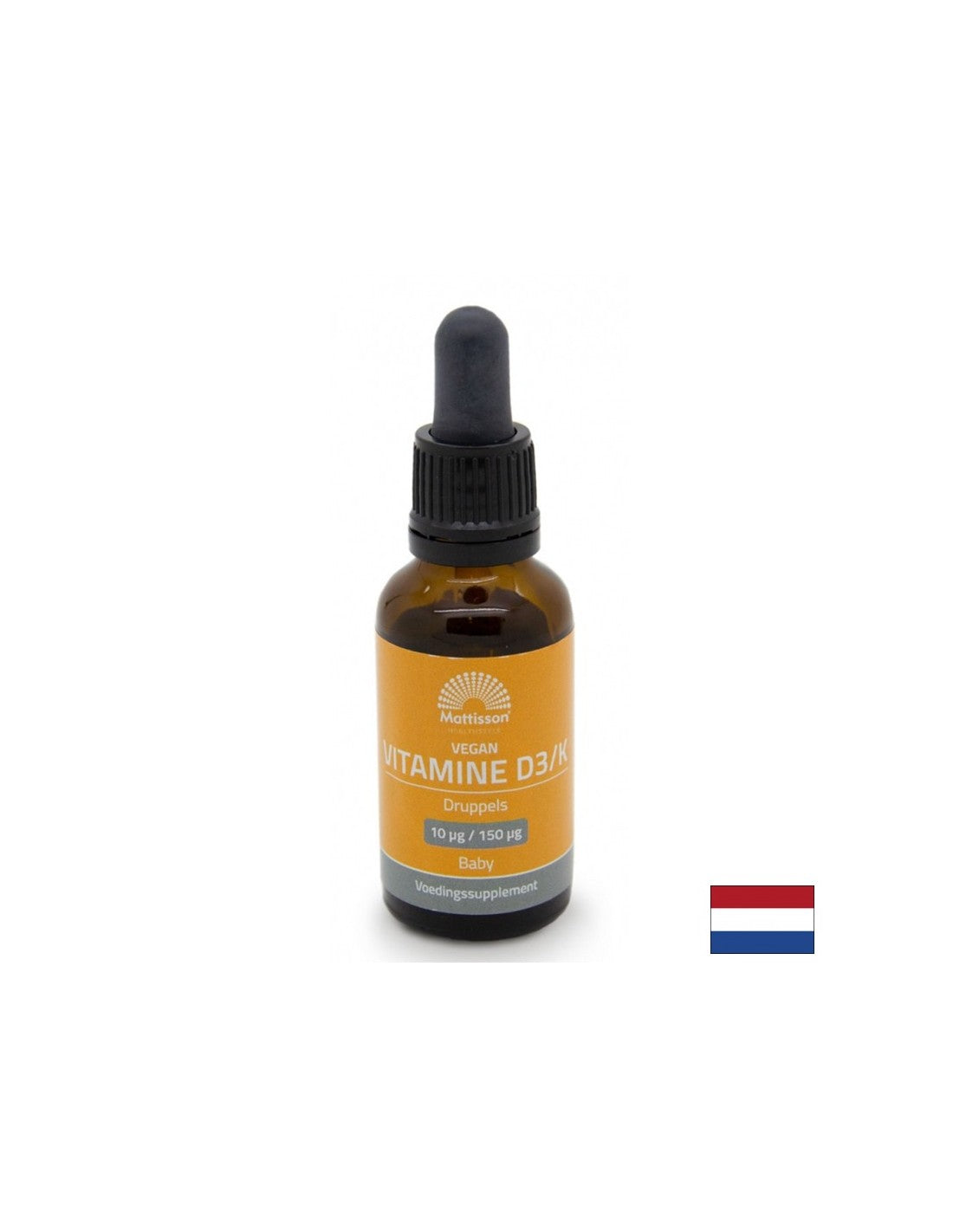 Bones and teeth - Vitamin D3 K2 (for children) vegan, 10mcg/150mcg x 25 ml drops - Nutra Best Europe