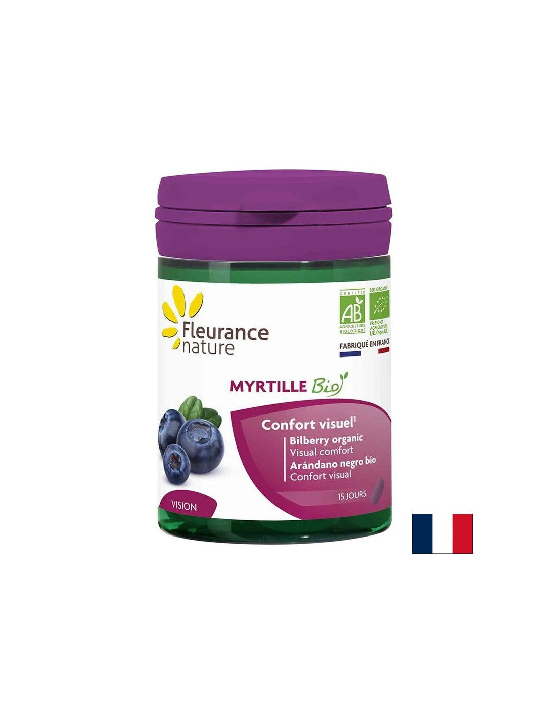 Circulatory system and vision - Blueberry, 1500 mg x 45 tablets - Nutra Best Europe