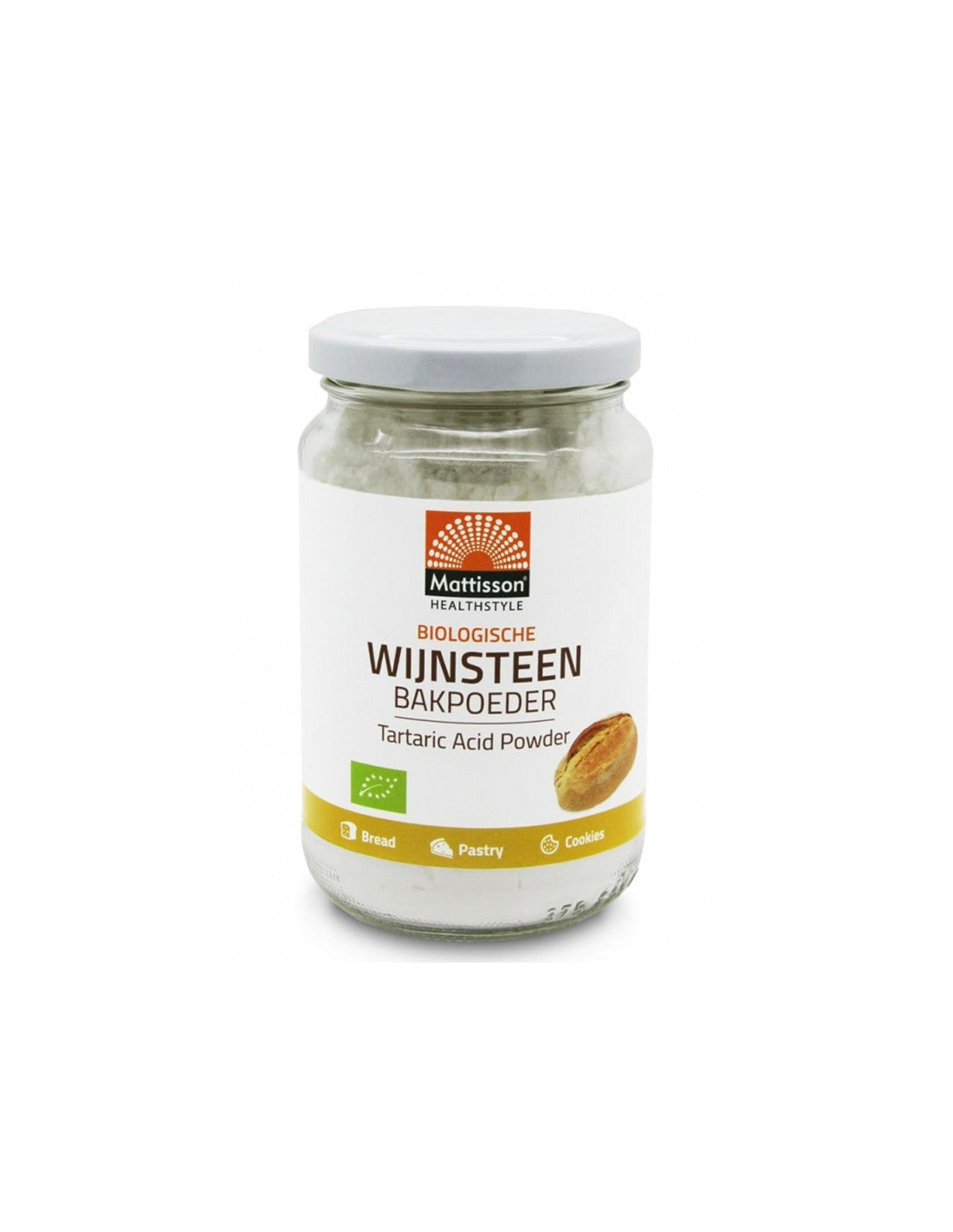 Cremotartar (potassium bitartrate) BIO, 180 g powder - Nutra Best Europe