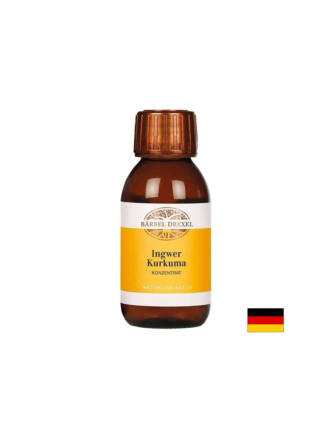 Куркума с джинджифил, черен пипер и витамин C за имунитет и противовъзпалителна подкрепа, 100 ml - Nutra Best Europe