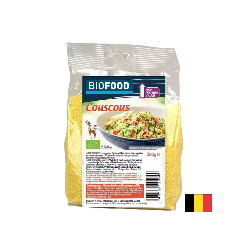 Couscous, BIO, 500 g - Nutra Best Europe