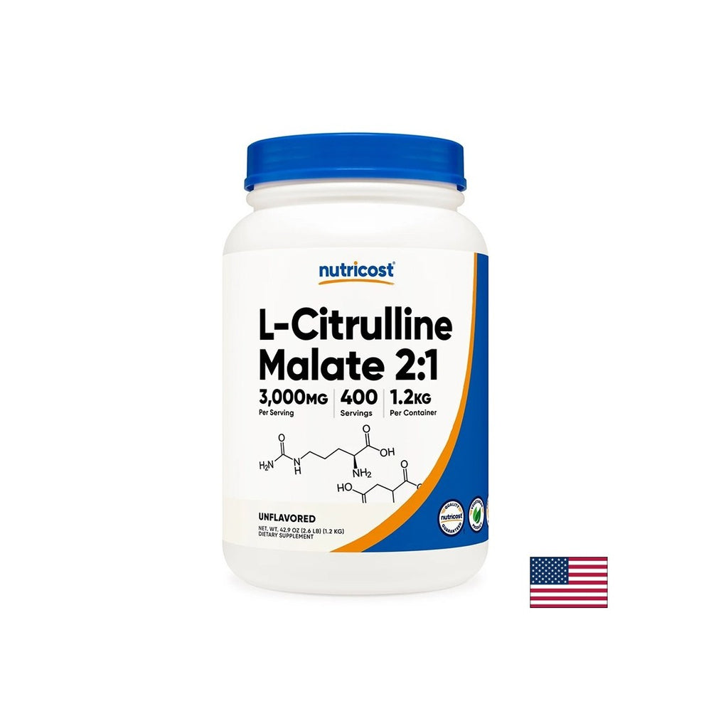 L-Citrulline (malate) - Endurance and muscle recovery, 1.2 kg powder - Nutra Best Europe