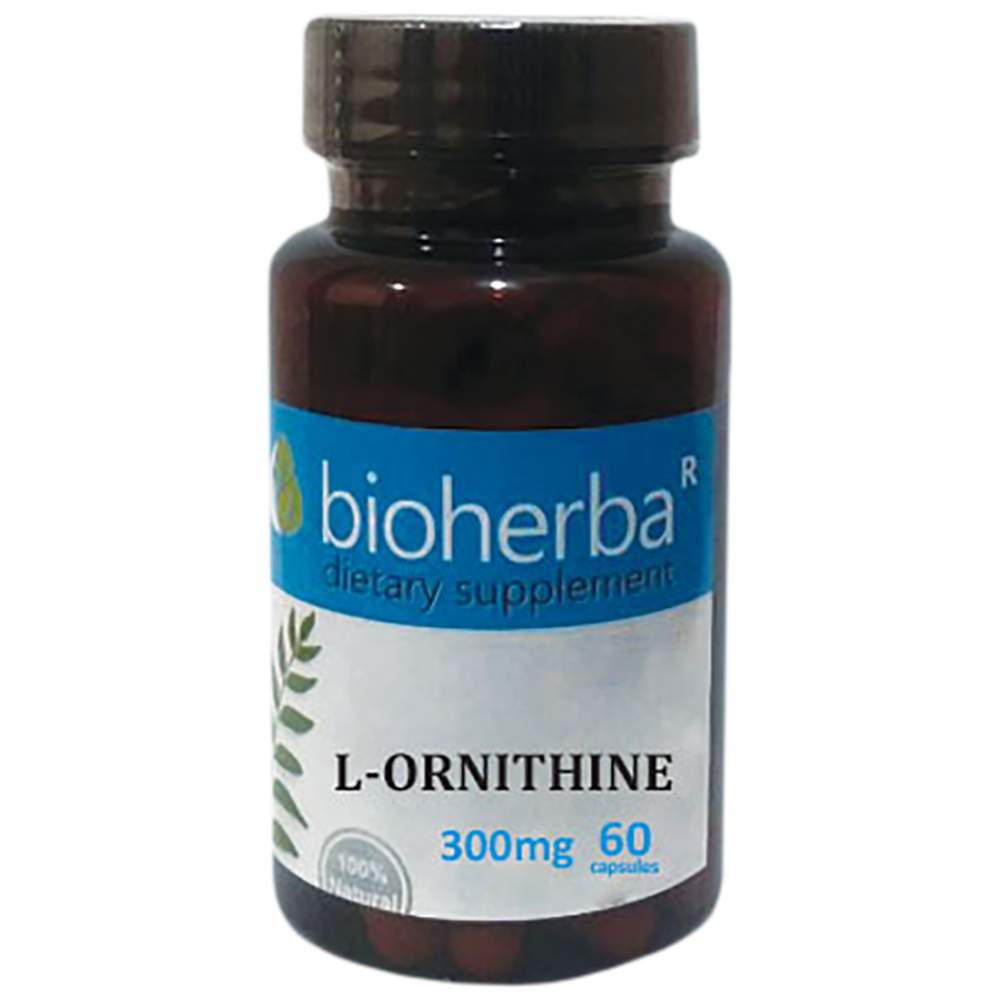 L-Ornithine 300 mg - 60 capsules - Nutra Best Europe