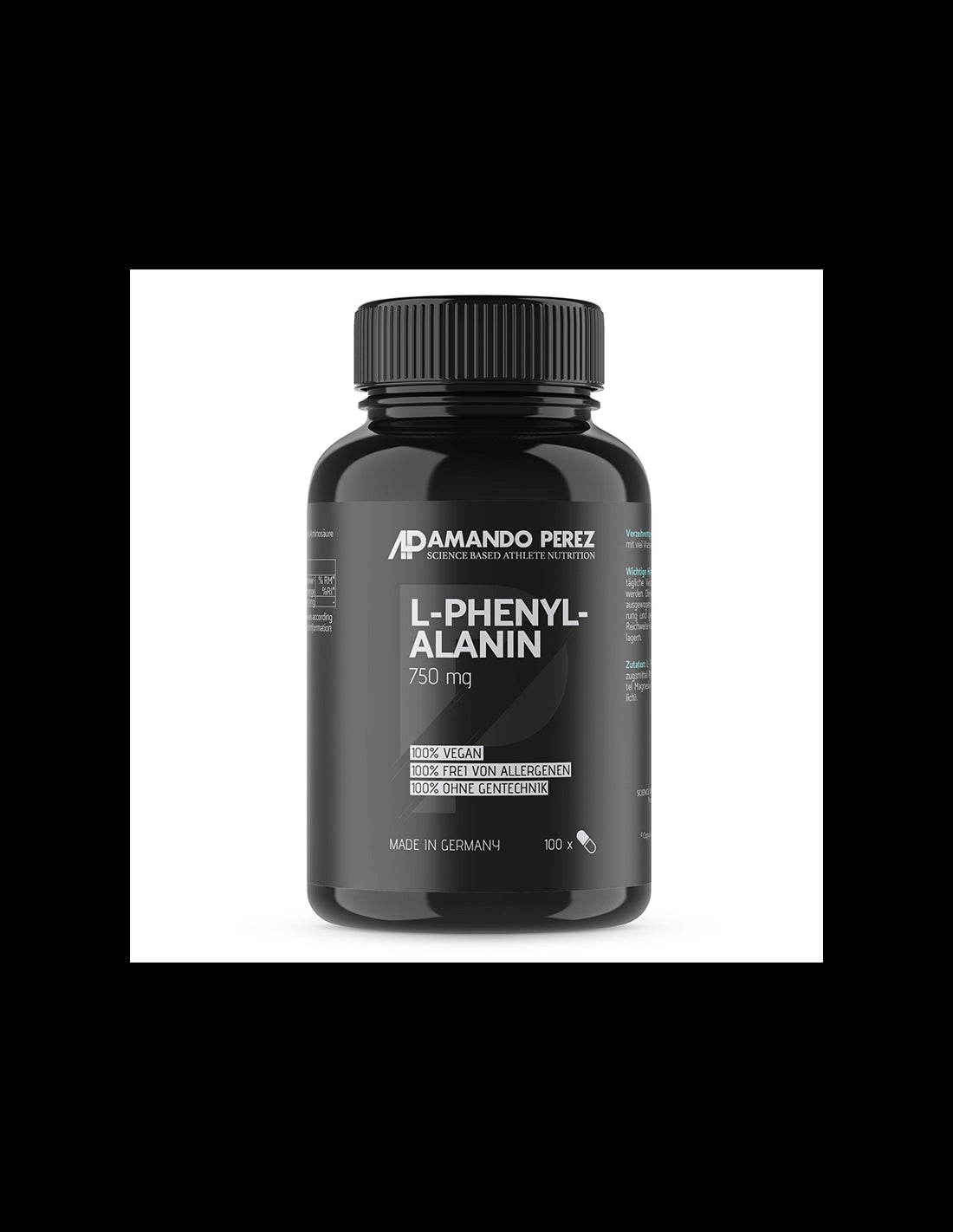 L-Phenylalanine / L-phenylalanine, 100 capsules - Nutra Best Europe