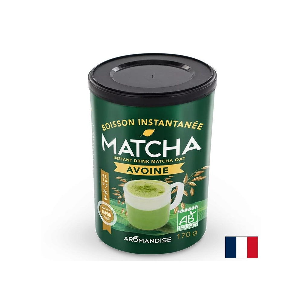 Matcha and oats - tonic drink, 170 g, powder - Nutra Best Europe