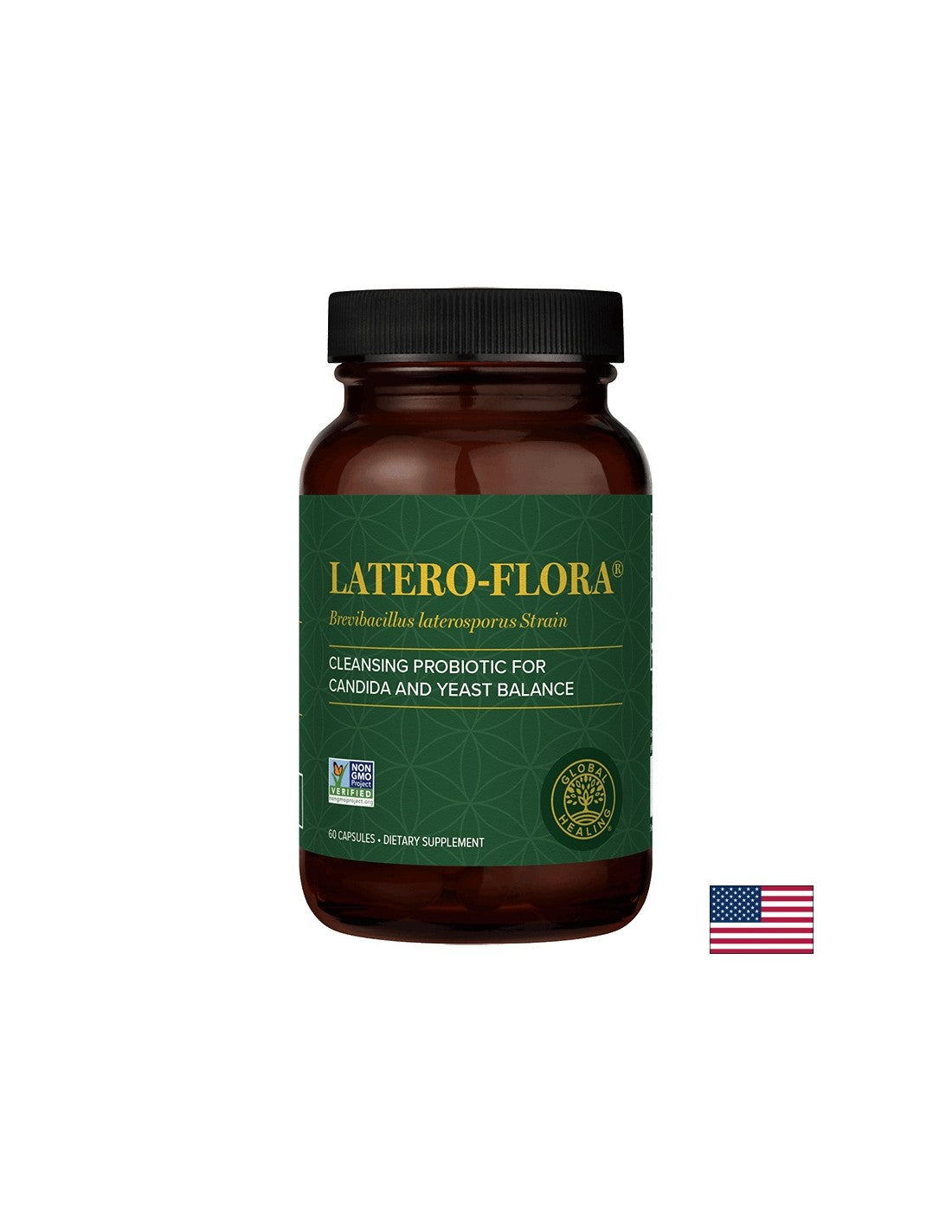 Latero-Flora™ Brevibacillus laterosporus (BOD™ strain) - Probiotic against Candida in the gut, 60 capsules - Nutra Best Europe