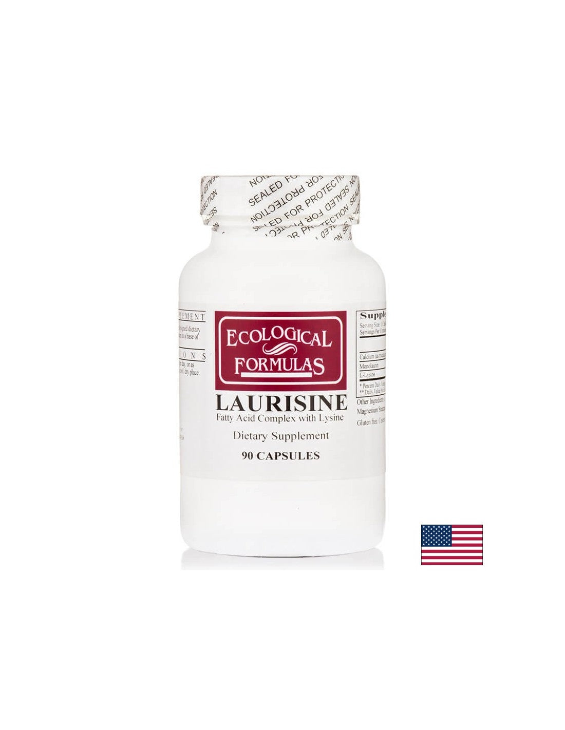 Antiviral formula - Laurizine (Calcin, Monolaurin and L-Lysine), 90 capsules - Nutra Best Europe