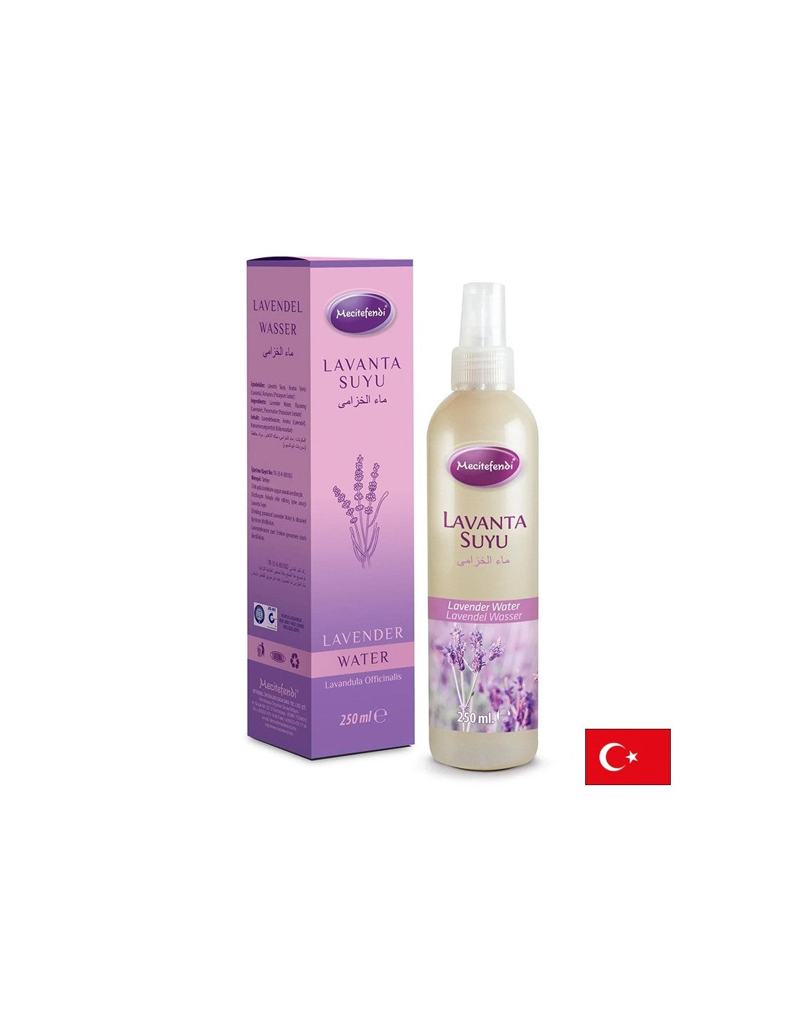 Lavender aromatic water – skin and hair care, 250 ml - Nutra Best Europe