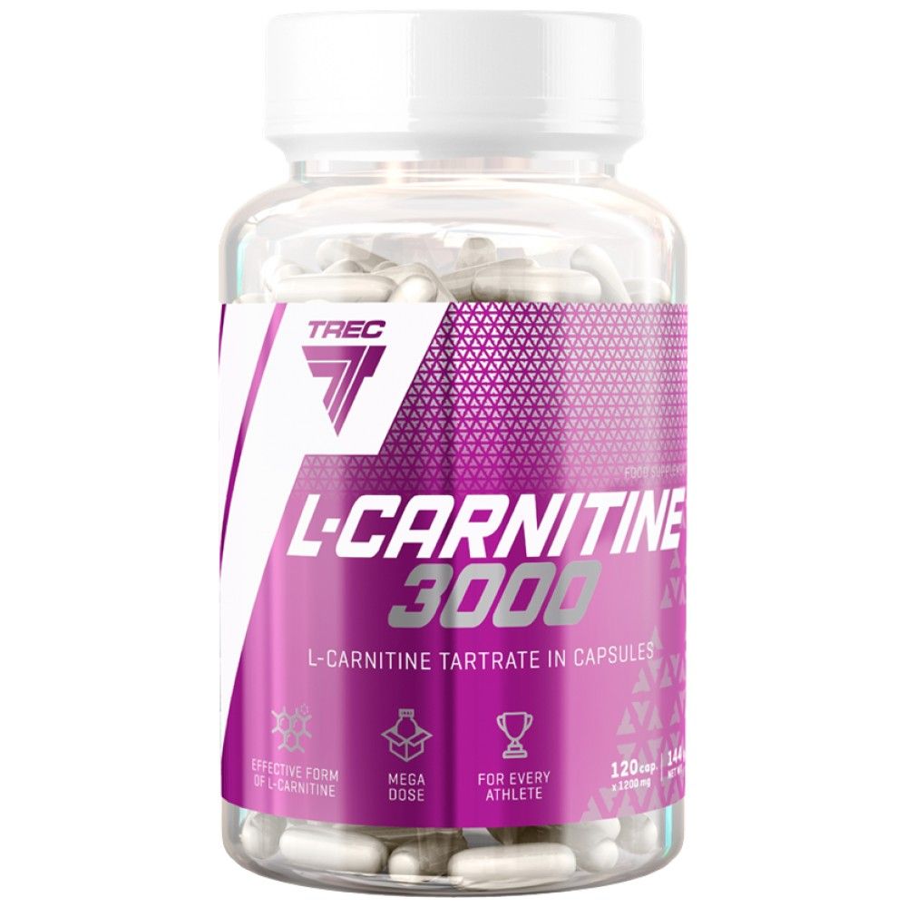 L-Carnitine 3000 Caps - 120 capsules - Nutra Best Europe