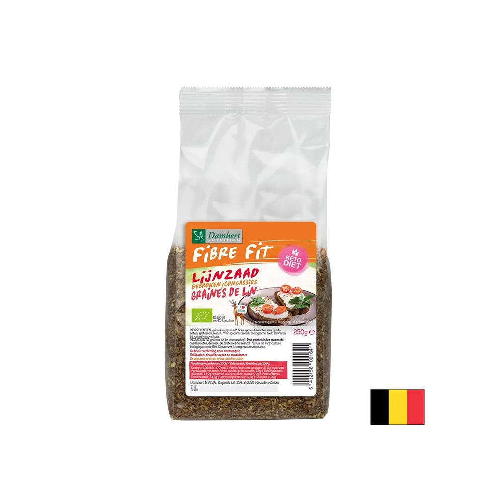 Crushed flaxseed BIO, 250 g - Nutra Best Europe