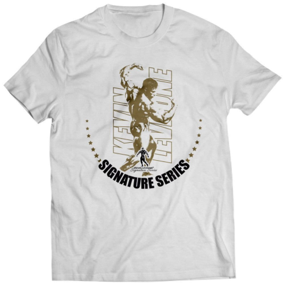 Kevin Levrone T-Shirt | White-Gold - Nutra Best Europe