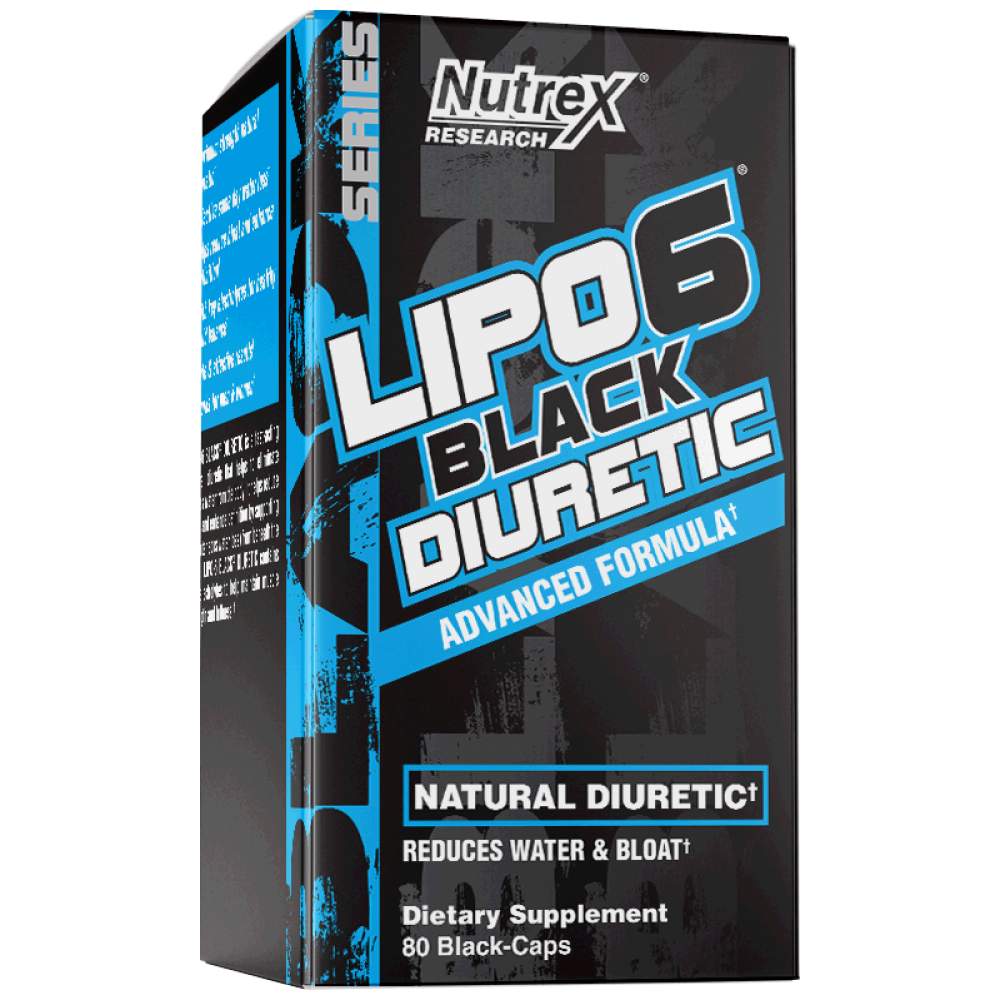Lipo 6 Black / Diuretic - 80 capsules - Nutra Best Europe