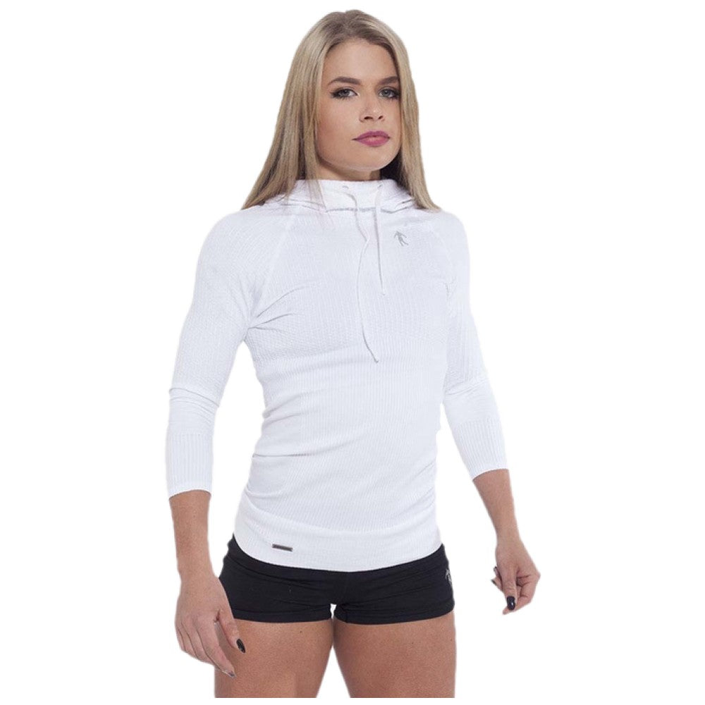 Women's top / Hoodie 01 LW The Legend - White - Nutra Best Europe
