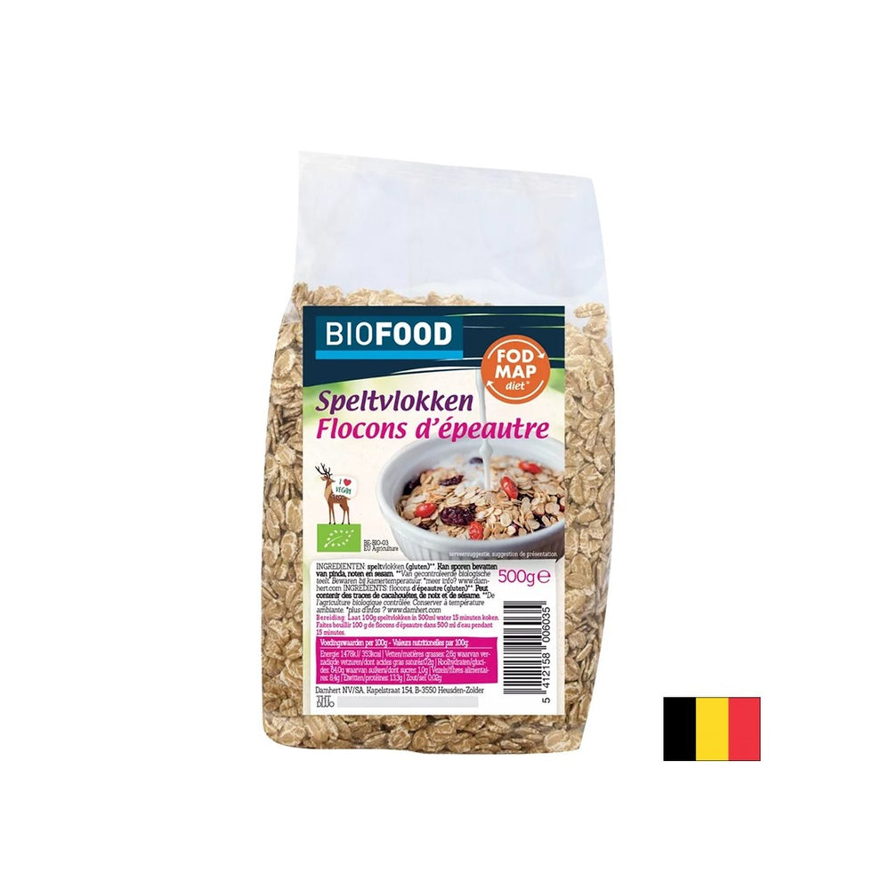 Organic spelt flakes, 500 g - Nutra Best Europe