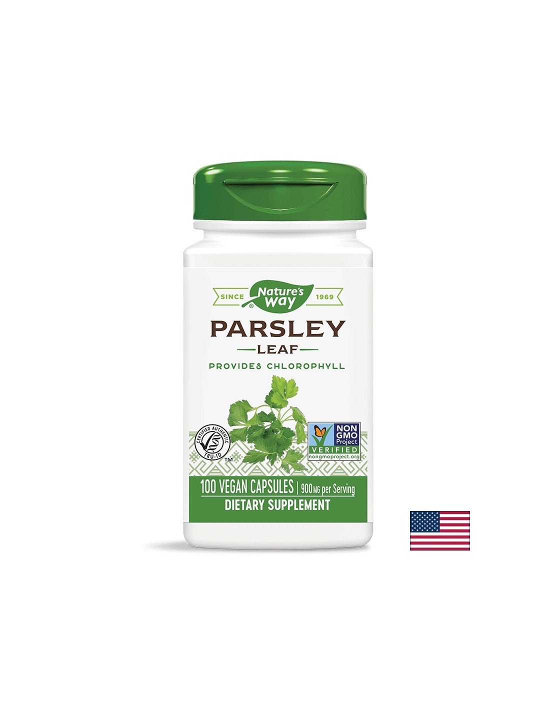 Parsley Leaf 450 mg - 100 capsules - Nutra Best Europe