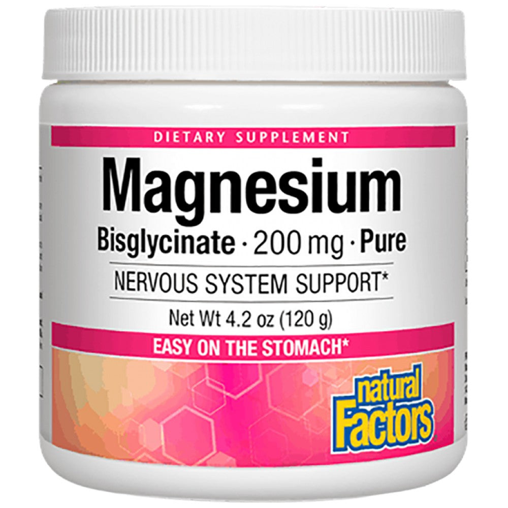 Magnesium Bisglycinate Powder - 120 grams - Nutra Best Europe