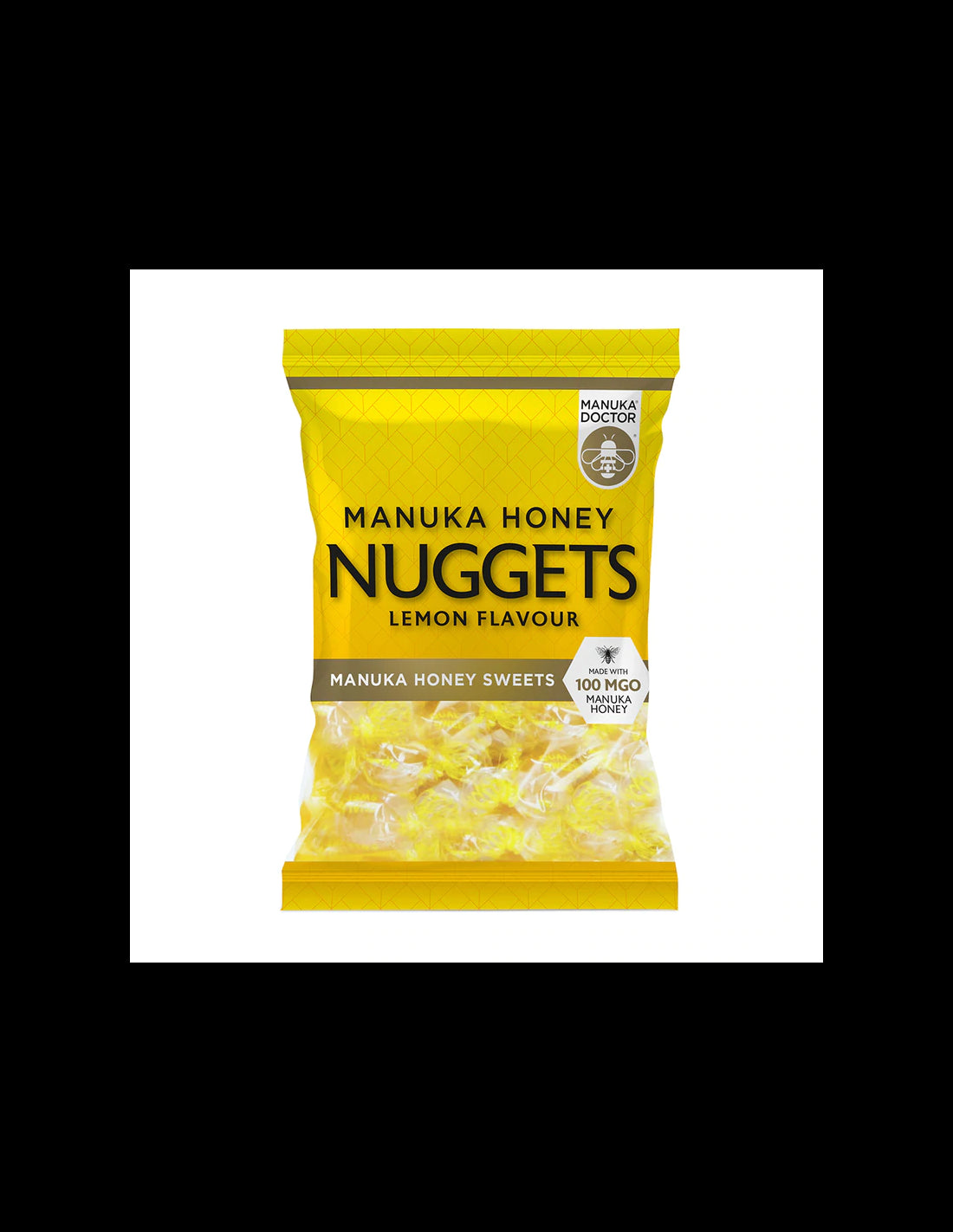 Manuka Honey Nuggets Lemon Flavor made with 100 MGO Manuka Honey, 120 g - Nutra Best Europe
