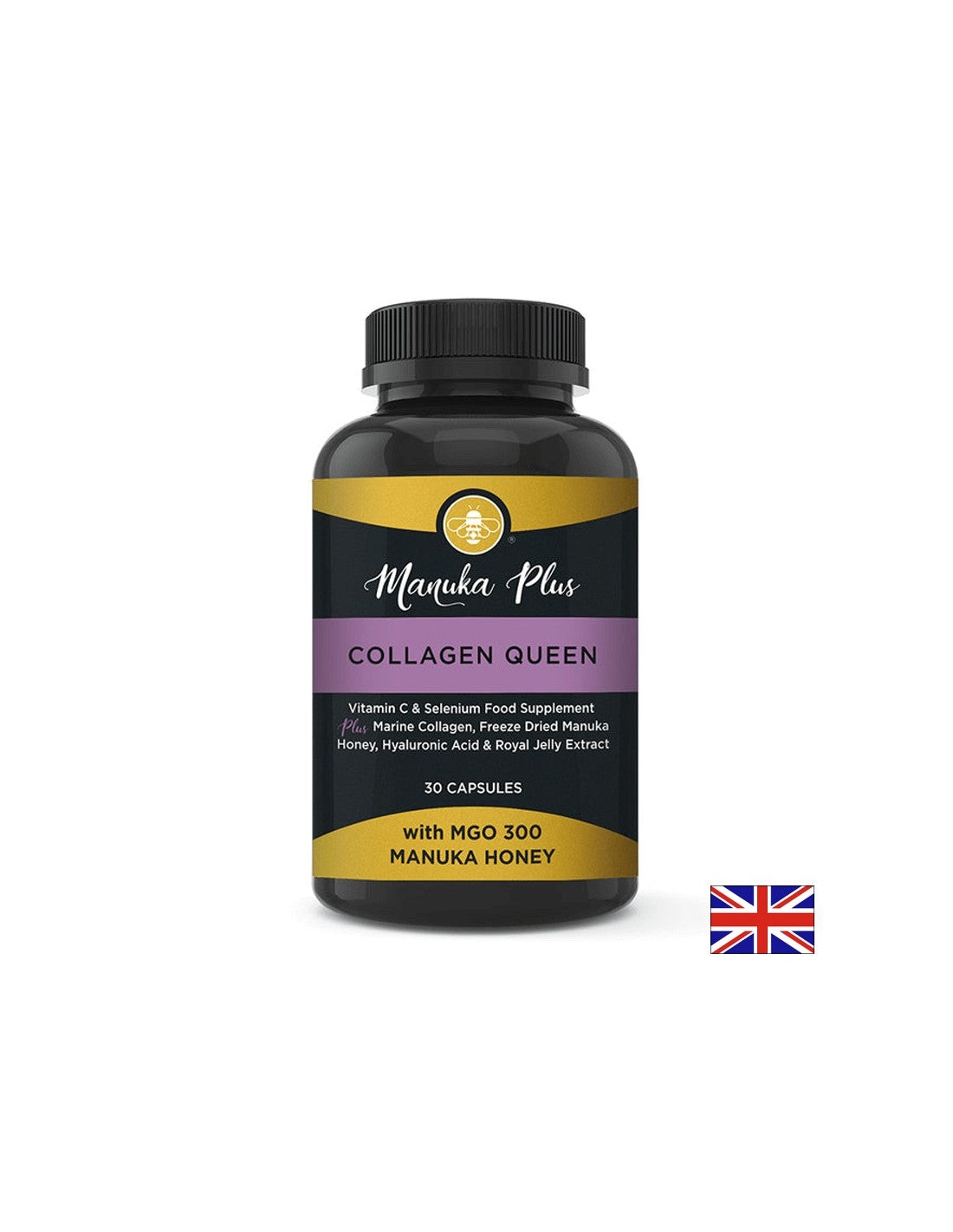 Beauty formula for hair, skin and nails - With manuka honey, collagen and hyaluronic acid, 30 capsules - Nutra Best Europe