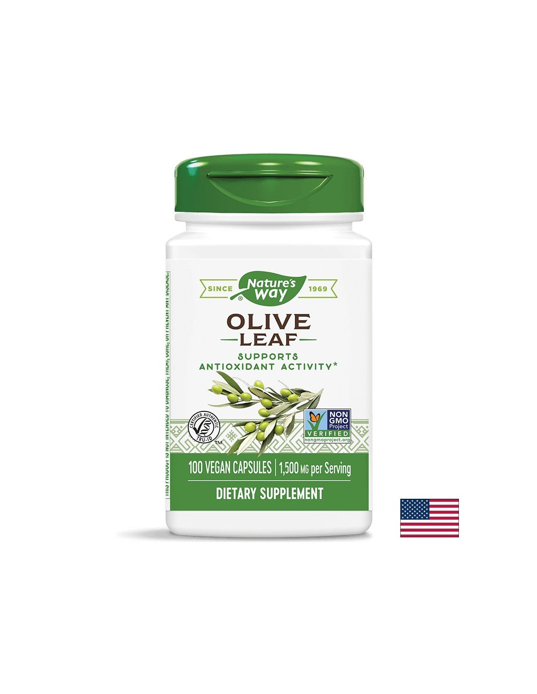 Olive Leaf 500 mg - 100 capsules - Nutra Best Europe