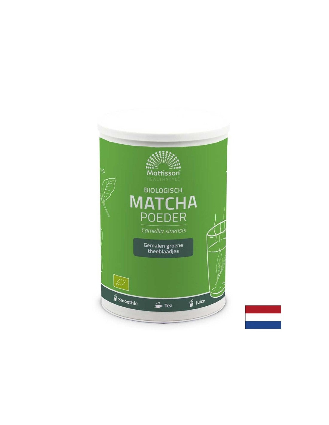Organic matcha powder, 125 g - Nutra Best Europe