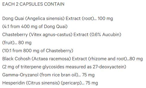 Meno Sense 410 mg - 90 capsules - Nutra Best Europe