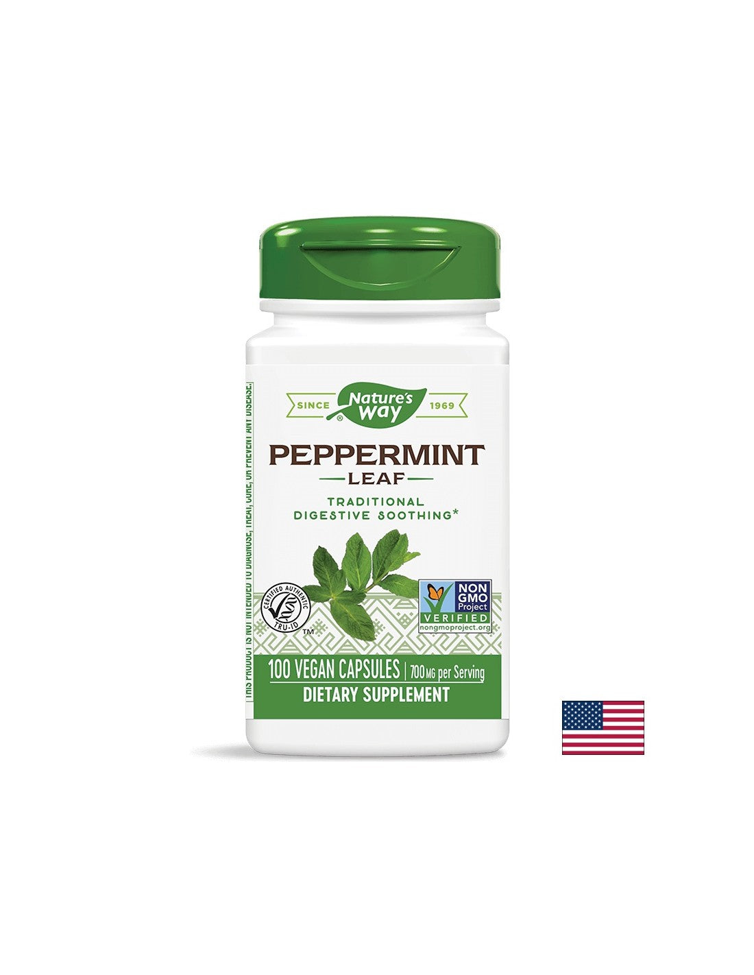 Peppermint Leaves - 100 capsules - Nutra Best Europe