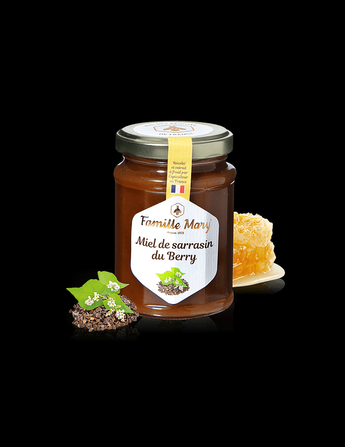 Buckwheat honey from Berry - Miel de sarrasin du Berry, 230 g - Nutra Best Europe