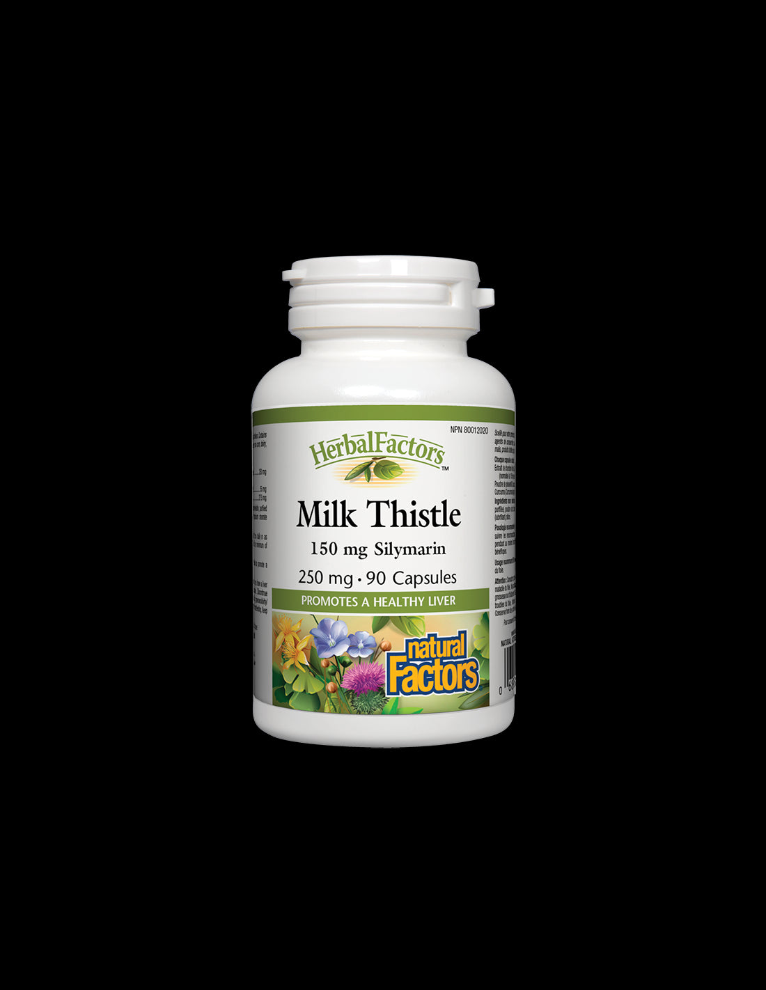 Milk Thistle, 250 mg, 90 capsules Natural Factors - Nutra Best Europe