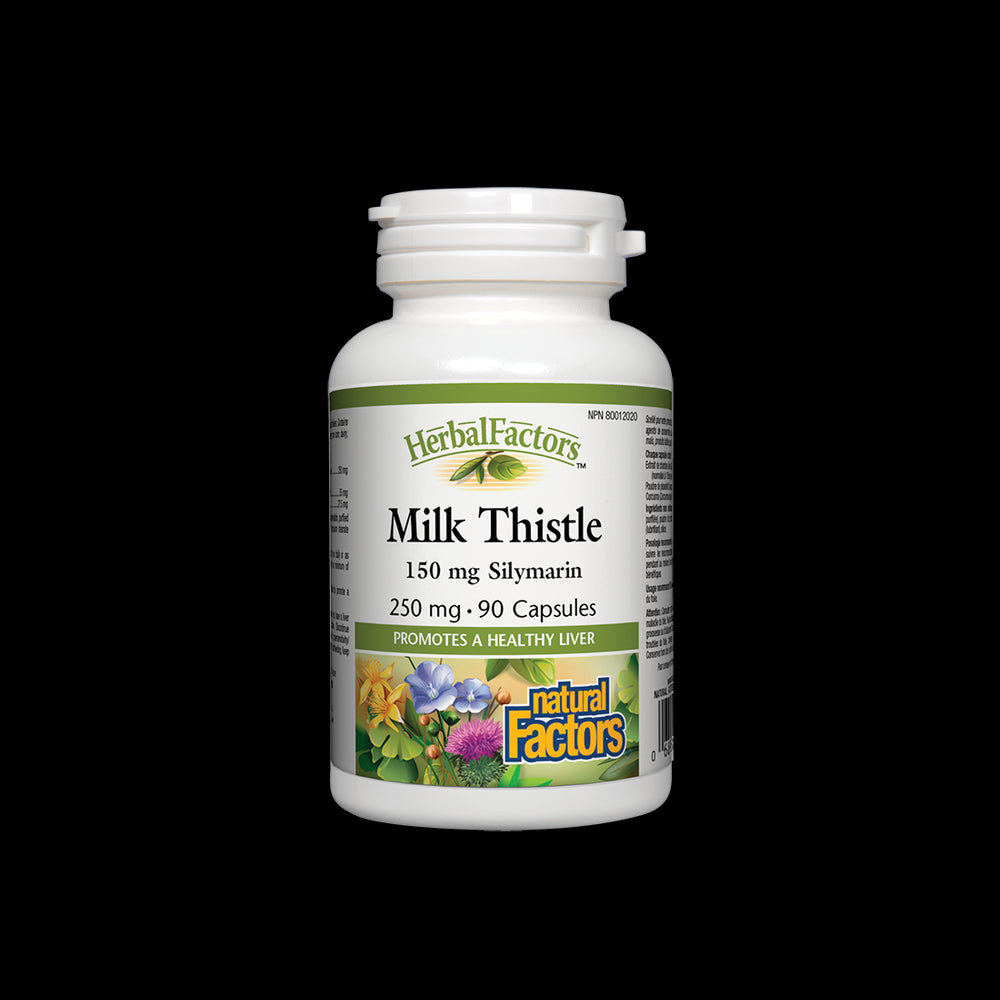 Milk Thistle, 250 mg, 90 capsules Natural Factors - Nutra Best Europe