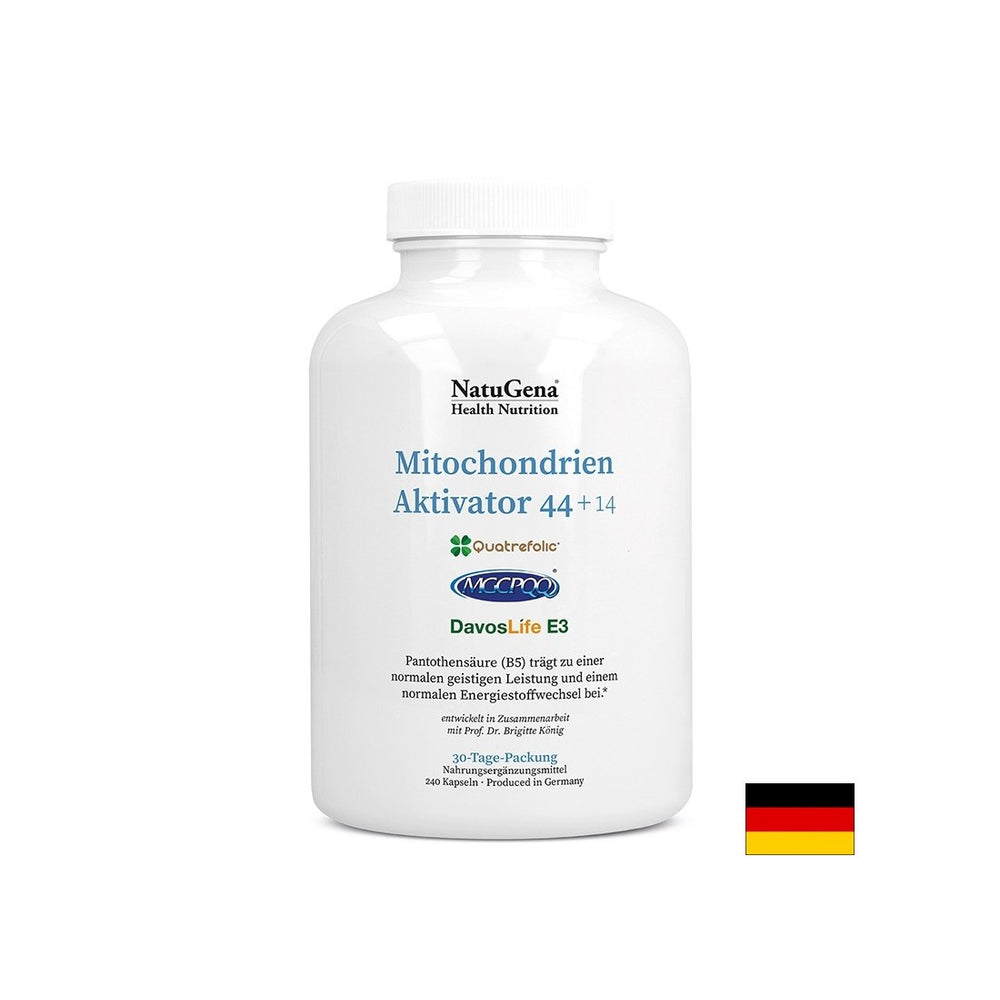 Mitochondrial Activator 44+14, 240 capsules - Nutra Best Europe