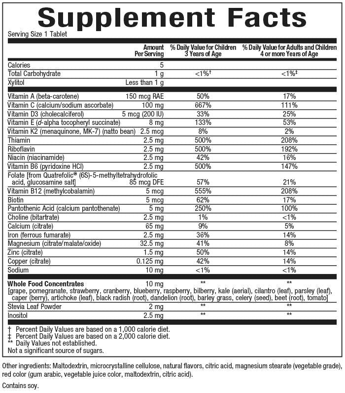 Big Friends Children's Chewable Multivitamin 60 Chewable Tablets - Nutra Best Europe