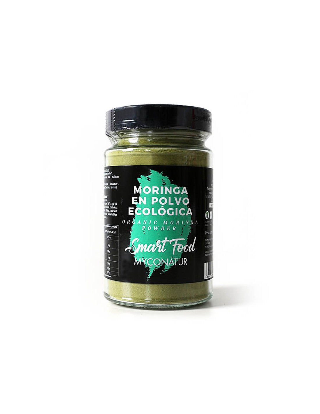 Moringa powder, Bio - Bio moringa powder, 150 g Myconatur - Nutra Best Europe