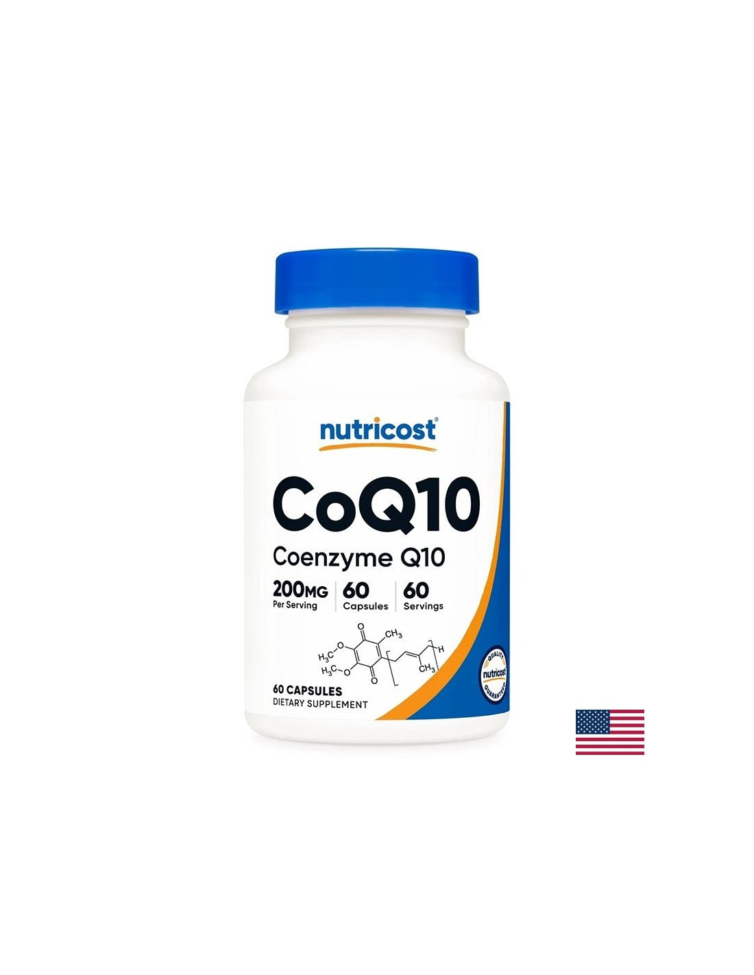 A powerful antioxidant for a healthy heart - Coenzyme Q10, 200 mg x 60 capsules - Nutra Best Europe