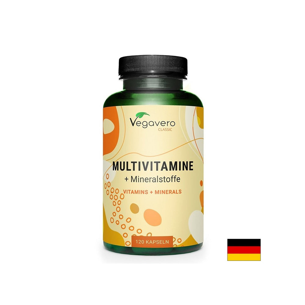 Multivitamins and minerals (vegan formula), 120 capsules - Nutra Best Europe