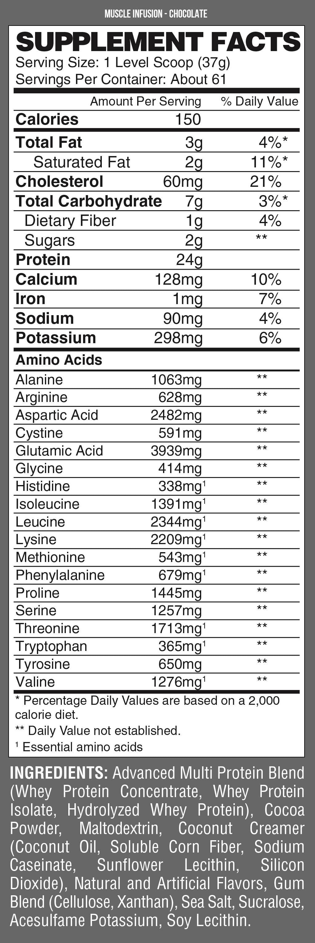 Muscle Infusion Black - 908 grams - Nutra Best Europe