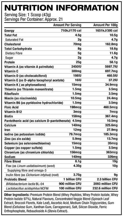 All-In-One WHEY + Greens 903 grams - Nutra Best Europe