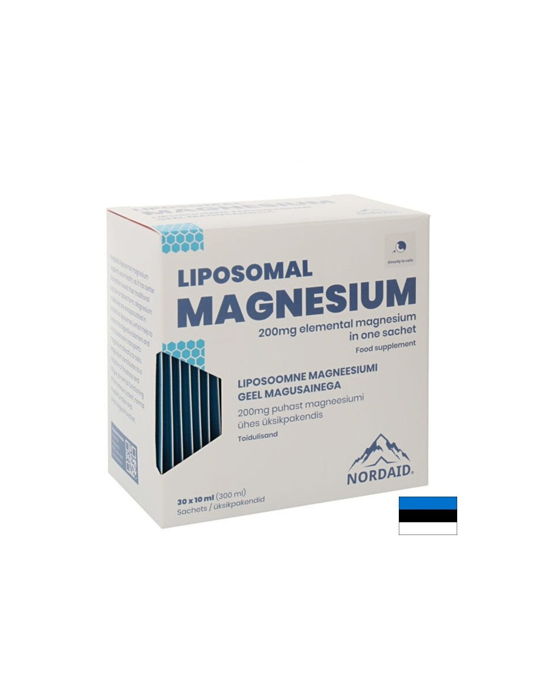 Muscular and nervous system - Liposomal Magnesium (citrate, malate), 200 mg oral solution with mango flavor / 30 sachets x 10 ml Nordaid - Nutra Best Europe