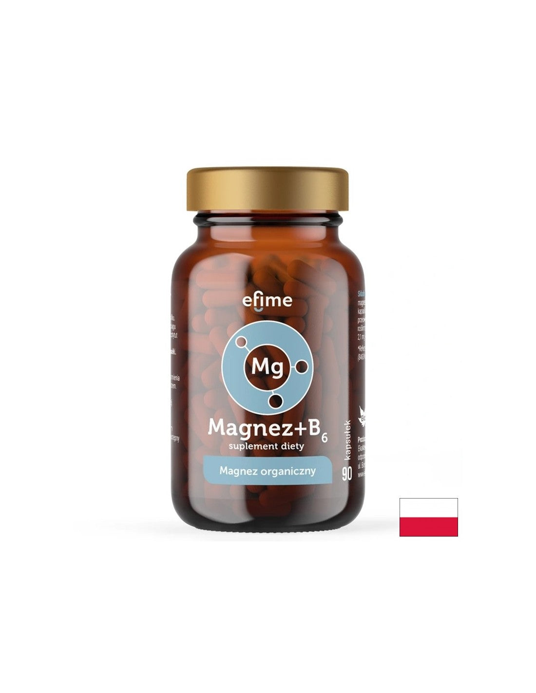 Muscular and nervous system - Magnesium + vitamin B6, 90 capsules - Nutra Best Europe