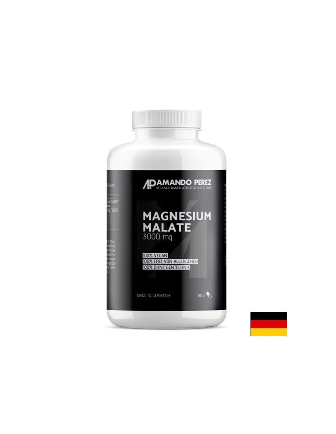 Muscle and heart function - Magnesium (malate), 180 tablets - Nutra Best Europe