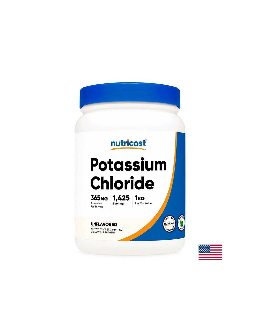 Muscular and cardiovascular system - Potassium chloride x 1 kg powder - Nutra Best Europe