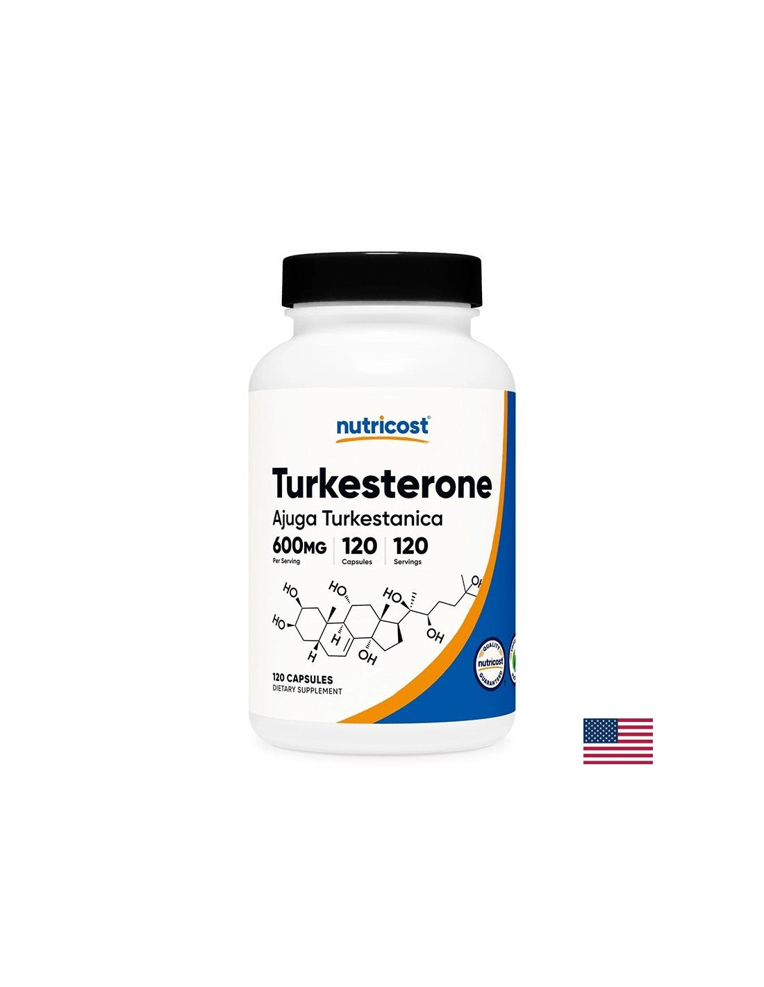 Muscle mass and endurance - Turkesterone, 60 mg x 120 capsules - Nutra Best Europe