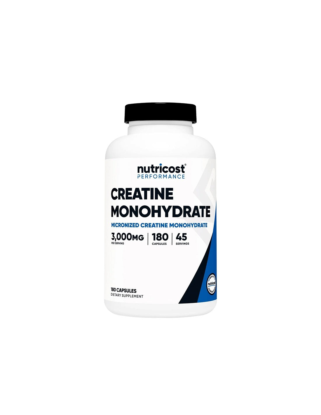 Muscle mass - Creatine monohydrate, 3 g x 180 capsules - Nutra Best Europe