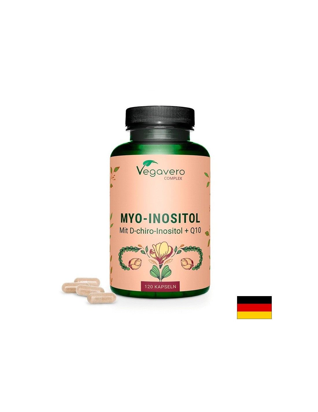 Myo-Inositol Complex, 120 capsules, 100% Vegan Vegavero - Nutra Best Europe