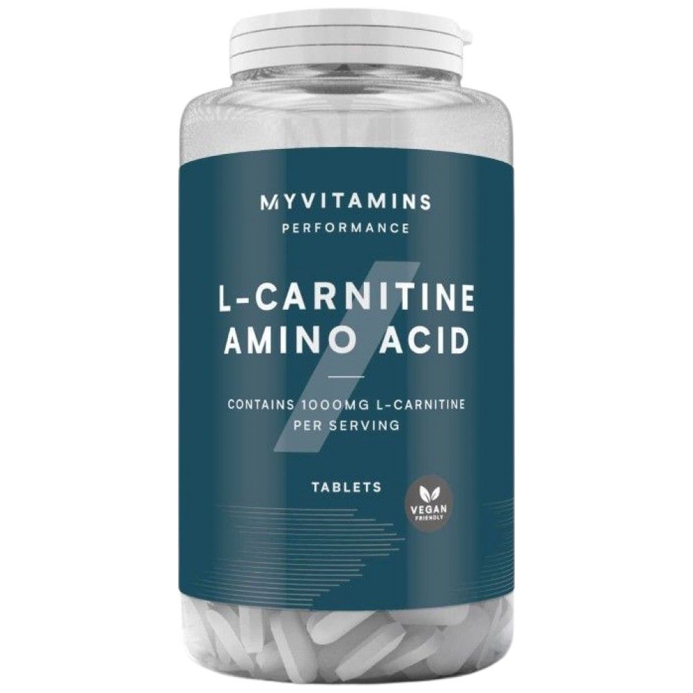 L-Carnitine Amino Acid - 90 Tablets - Nutra Best Europe