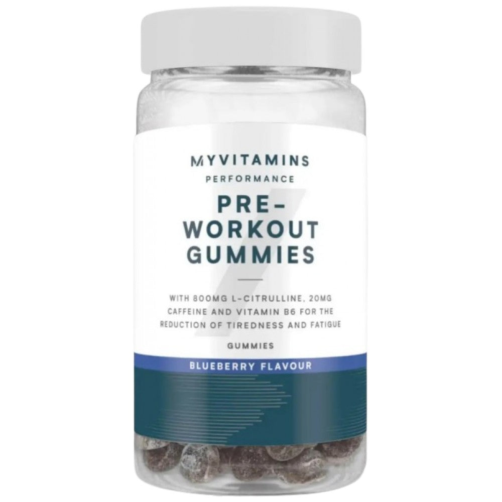 Pre-Workout Gummies - 60 gummies - Nutra Best Europe