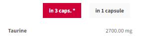 Taurine 900 | Endurance - 90 capsules - Nutra Best Europe