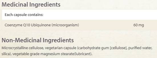 Coenzyme Q10 60 mg - 120 capsules - Nutra Best Europe